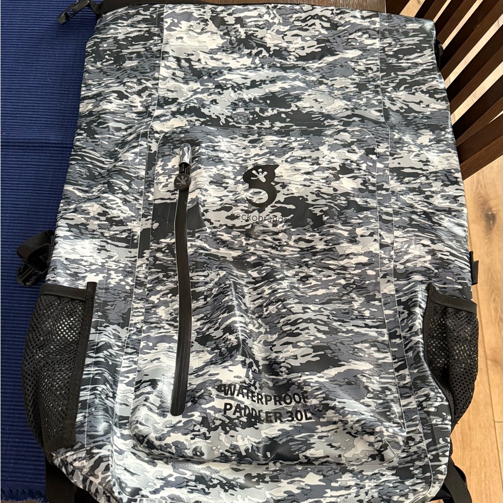 Geckobrands Paddler 30L Camouflage Waterproof Backpack